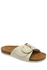 Женские босоножки со стелькой и пряжкой Dunlop, белый