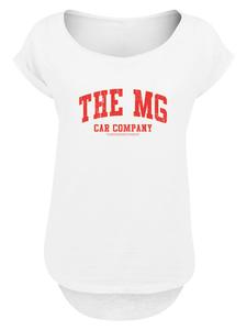 Удлиненная футболка British Motor Heritage The MG Car Company белого цвета F4NT4STIC