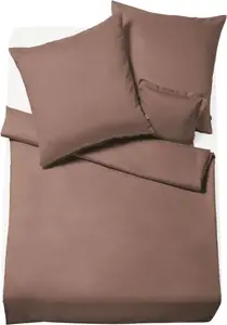 Постельное белье Lech разноцветное тканое фланелевое, ржаво-коричневого цвета, 240 х 220 см Fleuresse