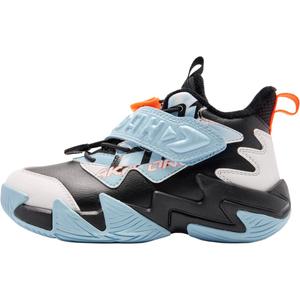 Детская повседневная обувь для дошкольников QIAODAN, черный/синий