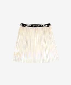Юбка в складку с голографическим эффектом Archivio, цвет White(190)