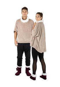 Мягкий свитер оверсайз normani, бежевый