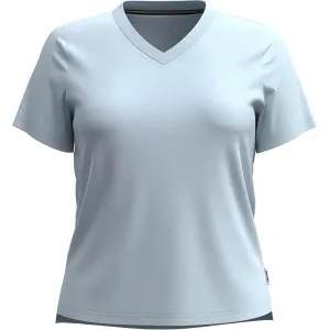 Футболка женская V-образный вырез Moderate Straight Fit SMARTWOOL, winter sky heather