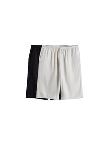 The Set Шорты Regular в светло-бежевом, черном