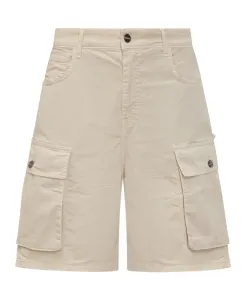 Шорты-Карго с карманами и застежкой на пуговицу Barrow, белый