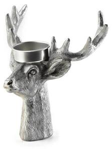 Подсвечник Mondex SANTA LILA, 13x15x13 см, серебряный