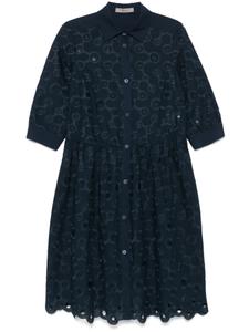 Платье миди с вышивкой D.Exterior, синий