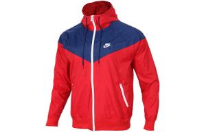 Куртка мужская Vivd Red/Bliss Blue/Обувь белая Nike, красный/голубой/белый