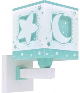 Детский настенный светильник Dalber Luna und Sterne, зеленый