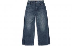 Джинсы унисекс темно-синие Balenciaga, темно-синий