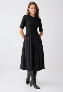 Платье-Сарафан миди с круглым вырезом Jimmy Key, Black