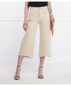 Укороченные джинсы Desert Cropped fit Liu Jo, бежевый