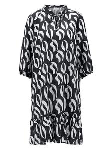 Длинное платье FYNCH-HATTON Leinen, черный