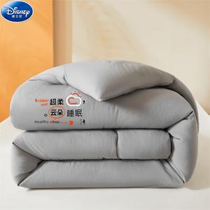 Disney Одеяло 200х230 см, 3 кг, из соевого волокна и хлопка, серое, всесезонное