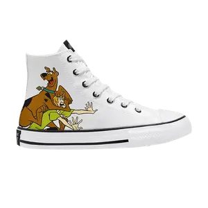 Кроссовки Converse Scooby-Doo x Chuck Taylor All Star High GS 'The Gang and Villains', белый