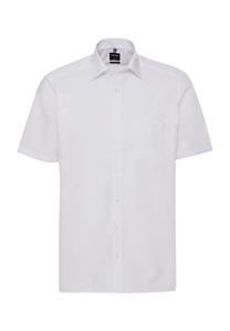 Деловая рубашка Luxor, короткий рукав, современный крой, воротник Кент, мужская OLYMP, белый
