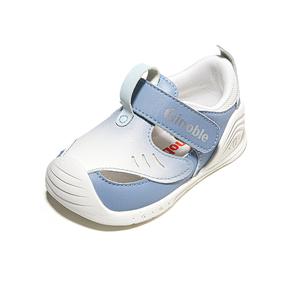 Низкие кроссовки Balance Support для младенцев и малышей GINOBLE, серый/синий/белый