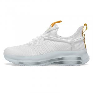 Kuding Скользоустойчивые износостойкие дышащие легкие кеды унисекс белые, цвет White