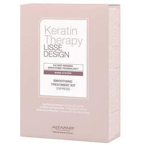 Набор для кератинового выпрямления волос, 3 шт. Alfaparf, Keratin Therapy Lisse Design Smoothing Treatment Kit