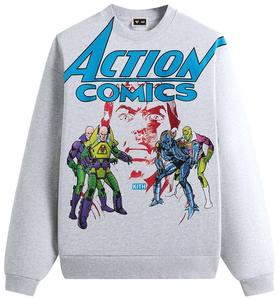Свитшот Kith x Superman Action Comics Nelson Crewneck, серый