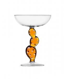 Чаша для шампанского Desert Plants Cactus, 10,1 унции Ichendorf, цвет amber