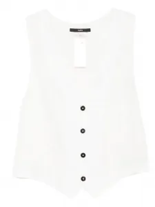 Жилет на пуговицах Sapio, белый
