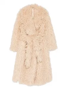 Пальто Molly с поясом Tagliatore, бежевый