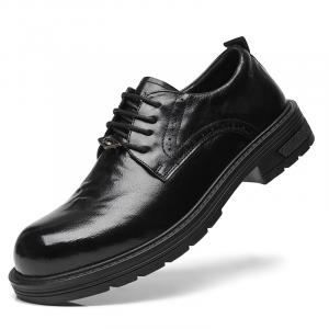 KJ Мужские туфли оксфорды черные низкие Ogy-559 Black, цвет Ogy-559 Black