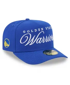 Мужская шапка Royal Golden State Warriors 2025 NBA Draft A-Frame 59FIFTY с посадкой по голове New Era