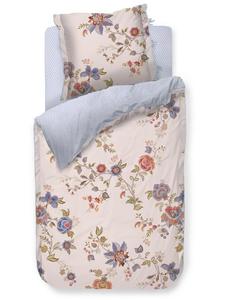 PiP Studio Комплект постельного белья из перкаля "Cece Fiore" кремового/светло-голубого цвета
