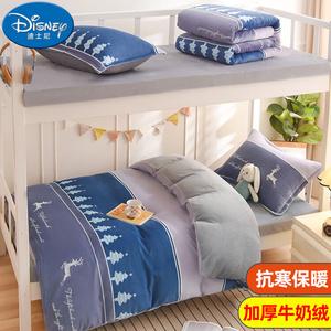 Disney Комплект постельного белья на полутороспальную кровать: пододеяльник 180x200 см, простыня, 2 наволочки, цвет Fulu Shuangquan