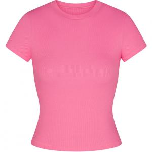Skims Футболка женская SUGAR PINK/Candy Pink