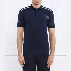 Рубашка поло стандартного кроя Ea7, синий