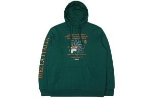 Толстовка мужская зеленая Fila, зеленый
