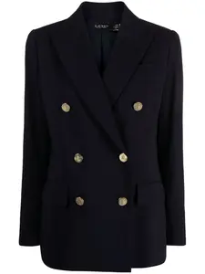 Двубортный блейзер с заостренными лацканами Lauren Ralph Lauren, синий