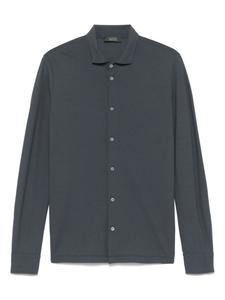 Рубашка из джерси Zanone, серый