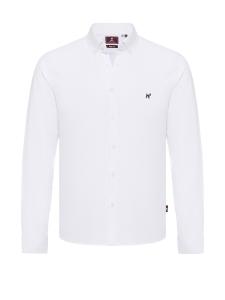 Рубашка Slim Fit на пуговицах Williot, белый