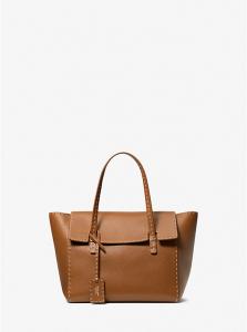 Сумка-Портфель Sophia из шагреневой кожи, сшитая вручную Michael Kors, коричневый