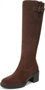 Женские ботинки Vionic SonoraFashion, Coffee Suede Wide Calf