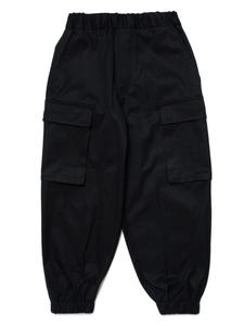MM6 Maison Margiela Kids зауженные брюки, черный