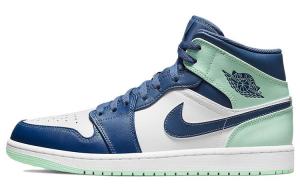 Пенка Jordan 1 Mid сине-мятная