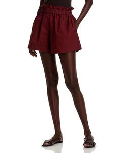 Шорты Nate из поплина A.L.C., коричневый