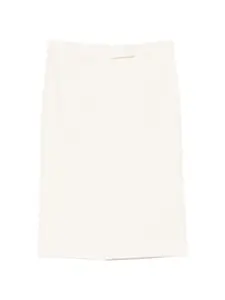 Юбка с разрезом Patrizia Pepe, бежевый