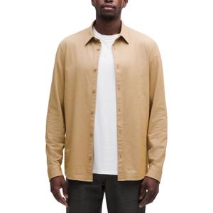 Lululemon Рубашка мужская Enzyme Dyed Midnight Black