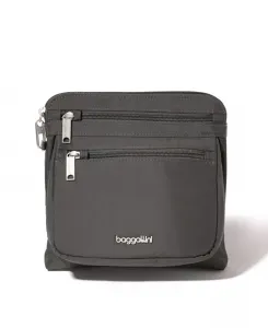 Антикражная сумка-кроссбоди Securtex Baggallini, серый