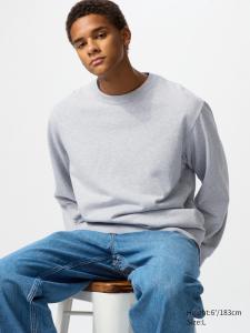 Толстовка Uniqlo, цвет 05 серый