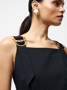 Широкий комбинезон azra eden для ног French Connection, черный