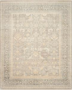 Ковер SAFAVIEH, 244 x 305 см, - коллекция Sultanabad - большой - Grey, ручная вязка из шерсти, традиционный восточный дизайн, идеально для гостиной, спальни, офиса, столовой (SUL1083A)