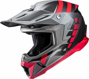 HJC c50 mirage шлем для мотокросса, Black/Grey/Red
