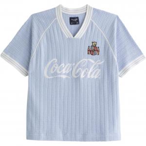 Футболка Soccer Jersey Men's Abercrombie＆Fitch, светло-голубой